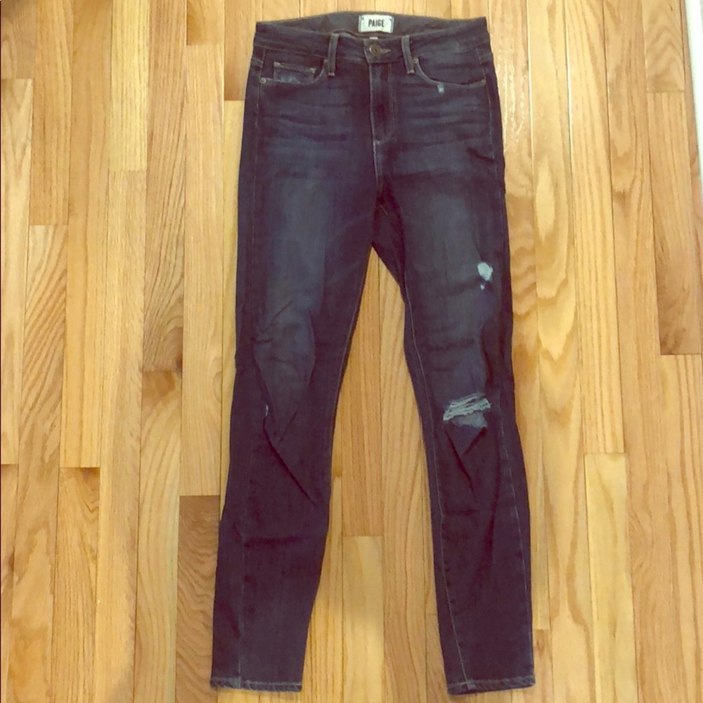 Paige Hoxton Ankle Skinny sz 26 Silas Wash